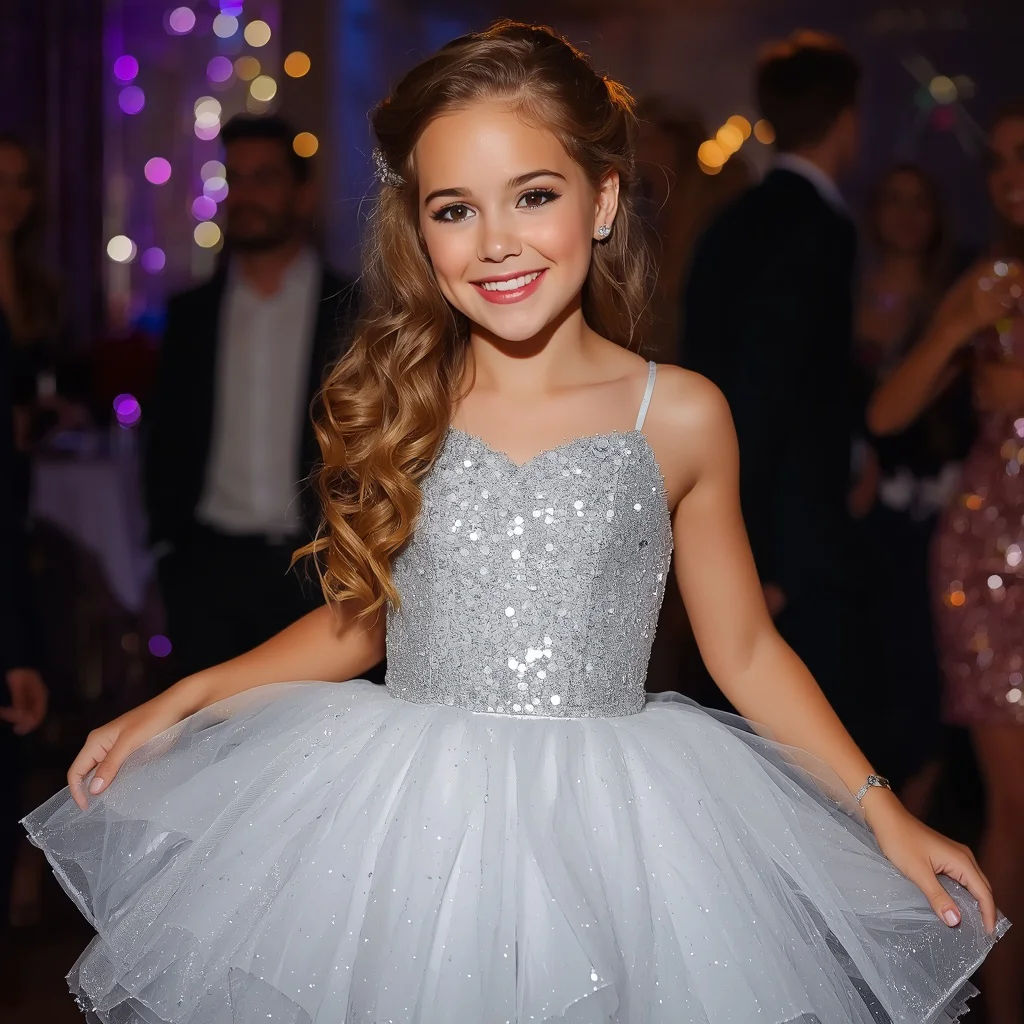 Sparkling Sweetheart: A Glitter Tulle Dress for a Prom Night | chatgpt prompt examples