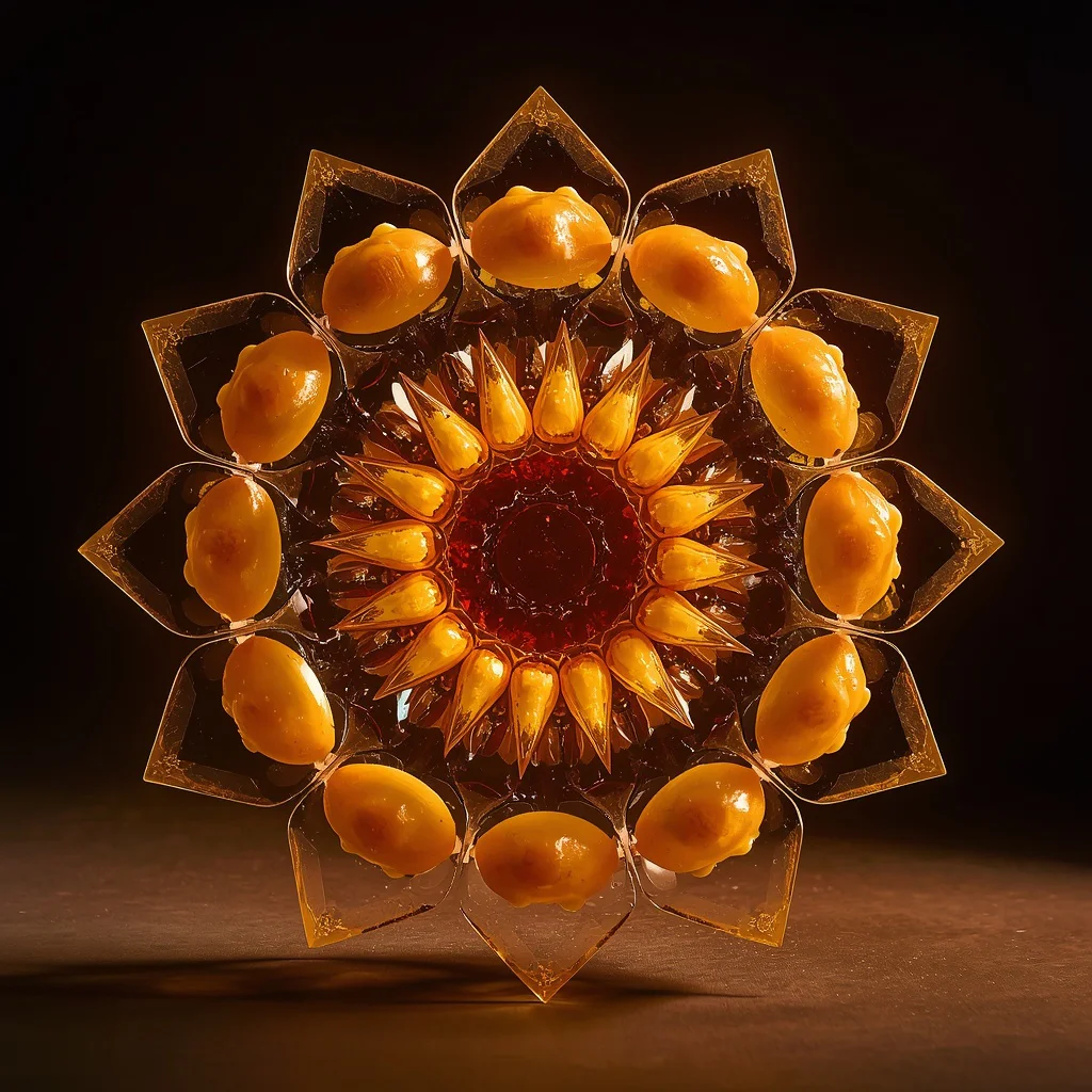 Surreal Gastronomy: Deconstructed Indian Feast in Zero-Gravity Mandala | High-end Conceptual Food